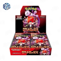 Cartes à collectionner Pokémon Sv10 en gros, impression couleur, coffret cadeau, papier premium, Team Rocket, jeu de société japonais