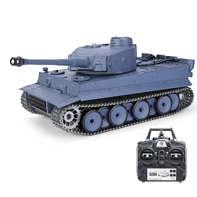 Heng Long 3818-1Pro Tiger I Heavy Tank World War II German RC Crawler Metal 1/16 Scale Simulation Remote Control Car Toy
