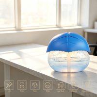 Purificateur d'air électrique à base d'eau, humidificateur, diffuseur d'arômes avec lumière nocturne 7 couleurs pour la maison et l'hôtel, élimination de la fumée et de la poussière