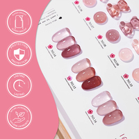 Miss Gooey-Ensemble de vernis à ongles en gel translucide, 16 couleurs, rose Sakura, vernis à ongles professionnels, marque privée personnalisée