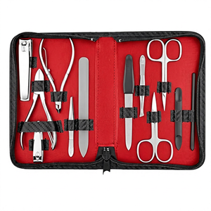 High Quality 3 in 1 Durable Adult Grooming Kits <b>Nail</b> Care Kit Scissors Metal Case Manicure Pedicure <b>Set</b> Perfect Gift <b>Set</b> - Product Image 5