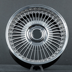 Rueda Forjada de 2 Piezas con Radios de Alambre Plateados y Acabado Pulido GPW, para <span class=keywords><strong>Rolls</strong></span>-<span class=keywords><strong>Royce</strong></span> <span class=keywords><strong>Phantom</strong></span> Classic, Mercedes-Benz W140 Clase S - Product Image 1