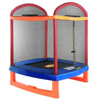 Offre Spéciale intérieur pliant enfants Trampoline lit pas cher en acier tissu mousse PVC matériel pour le Fitness pour adultes enfants utilisation en plein air