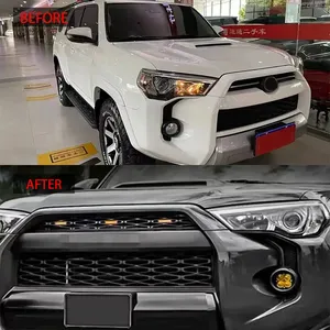 สำหรับรถยนต์ 4Runner ปี 2020-2023 ชุดแต่งกันชนหน้า กระจังหน้าทรง TRD PRO พร้อมไฟ LED - Product Image 2