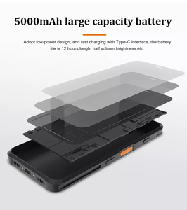 Industrial 6 pulgadas Smart Rugged T60 Logística <span class=keywords><strong>PDA</strong></span> 1D 2D Escáner Android 10 Rugged <span class=keywords><strong>PDA</strong></span> IP67 - Product Image 5