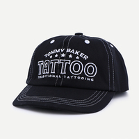Gorra de Béisbol Vintage de 6 Paneles, Estilo Informal, con Costuras en Contraste, de Algodón, con Logotipo Bordado Personalizado, Venta al Por Mayor BSCI