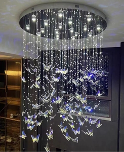 Lámpara de Techo de Cristal para Sala de Estar y Dormitorio, Lámpara de Araña de Lujo para Hotel y Centro Comercial, HM-DZ2042, Lámpara de Techo de Lujo HM-DZ2 - Product Image 6