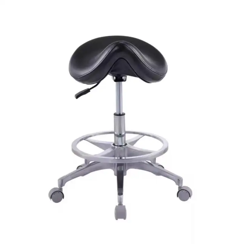 Ergonomic Dental Chair With Adjustable Backrest For Hospitals Aluminum Alloy Dental Chairs Dentist Stool