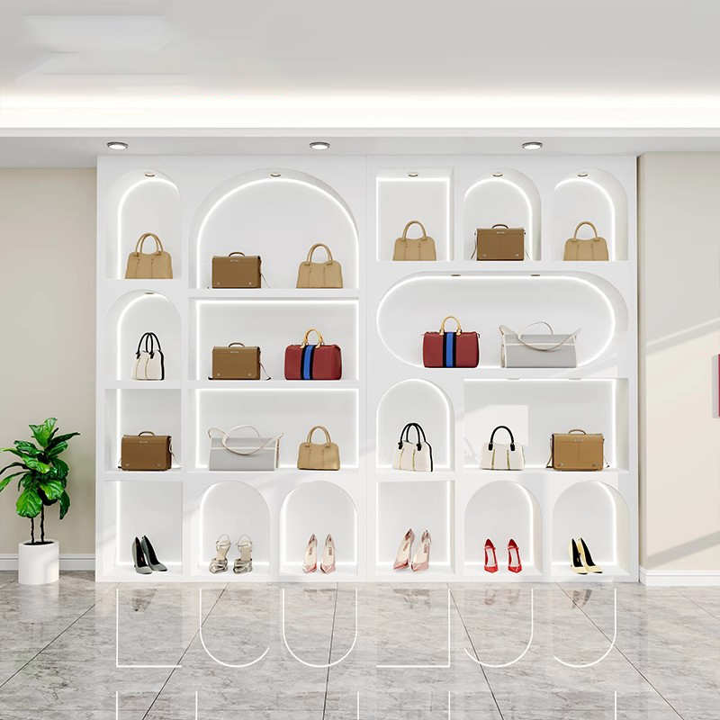 Luxury Wooden Commercial Shoe Showcase Top Display Ideas