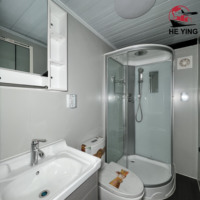 Maison conteneur extensible 20, 30, 40 pieds, 2 à 6 chambres, salle de bain complète, duplex avec deuxième étage, design moderne, étanche, pour hôtel
