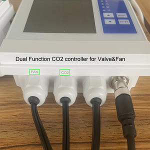 Tuya día noche seta interior planta invernadero cultivo hidropónico 3 en 1 temperatura RH CO2 control válvula solenoide ventilador CO2 controlador - Product Image 4