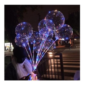 Bóng bay Bobo bơm hơi chất lượng cao 20 inch có đèn LED, in hình, dùng cho sự kiện khai trương trung tâm thương mại - Product Image 1