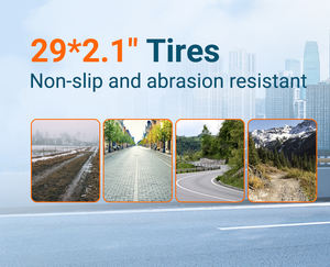 Bicicleta de montaña Spatial, stock en almacén de la UE, 21 velocidades, capacidad de carga 120 kg, neumáticos de 29 pulgadas * 2.1, palanca de cambios de pulgar, suspensión en horquilla delantera - Product Image 4