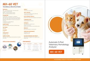 เครื่องวิเคราะห์โลหิตวิทยาสัตวแพทย์อัตโนมัติ <span class=keywords><strong>5</strong></span> ส่วน FUNKEEP MX60V สำหรับการตรวจเลือดหลายสายพันธุ์ อุปกรณ์การแพทย์คุณภาพสูง ได้รับมาตรฐาน CE - Product Image 5