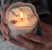 Bougie Parfumée Originale Spar en Forme de Cœur pour Fille, Cadeau d'Ambiance, Nouveauté