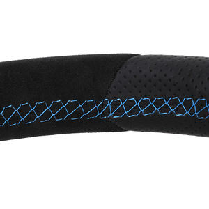 Volante Deportivo R <span class=keywords><strong>Line</strong></span> de 3 Radios en Cuero Semiperforado para VW Golf 5/6/7 R GTI Jetta Passat CC (MK5/MK6/MK7) - Product Image 5