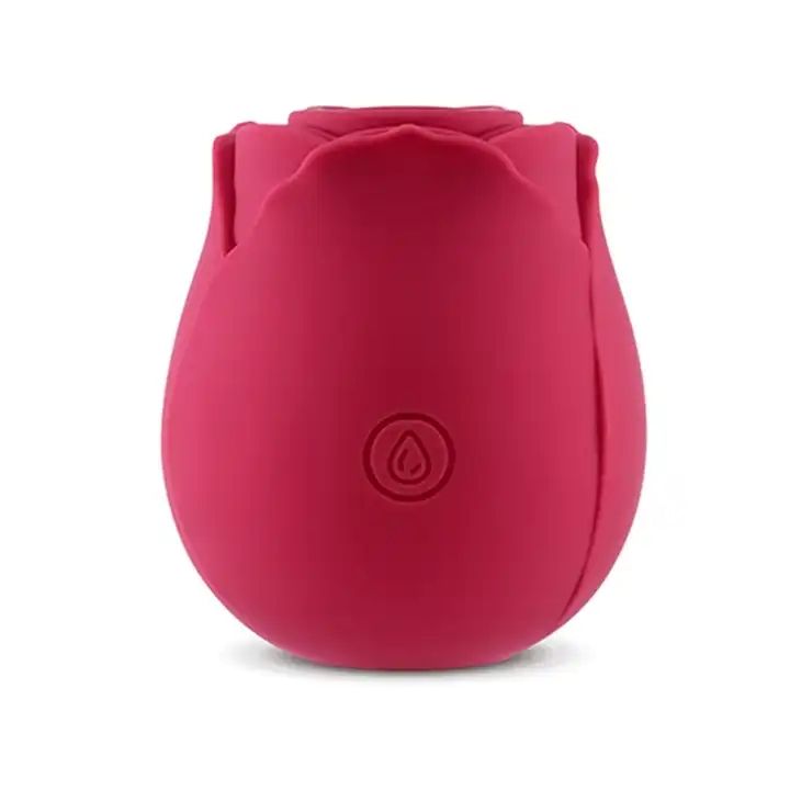 Rose Succión Vibrador-Rojo
