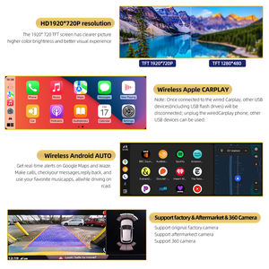 Lecteur multimédia Android ZLH avec écran tactile GPS pour voiture, radio, affichage multimédia Android pour <span class=keywords><strong>Audi</strong></span> A4 A4L A5 S5 Q5 2009 - 2016 - Product Image 6
