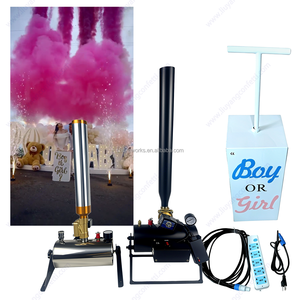 وحدة تحكم عن بعد ملونة حلويات مدفع تكشف بين الجنسين ألعاب نارية للاستحمام للأطفال مستلزمات حفلات - Product Image 6