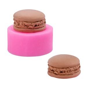 Petit <span class=keywords><strong>moule</strong></span> en silicone 3D populaire et adorable en forme de <span class=keywords><strong>macaron</strong></span> pour la décoration de gâteaux et de fondants DIY - Product Image 1