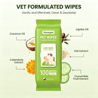 Lingettes hypoallergéniques pour chiens et chats, nettoyage rapide et désodorisation des pattes, du derrière, des yeux, du visage et du pelage, lingettes de toilettage quotidiennes