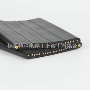 Câbles d'alimentation réseau YFFB 3*16+Cat5, combinaison de câbles plats, gaine en PVC, 440V, norme nationale pour ascenseurs mobiles - Product Image 3