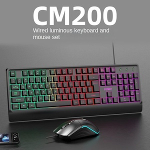 Fuller CM200 có dây RGB Backlit chơi Game bàn phím và chuột đặt USB máy tính xách tay Máy tính để bàn phổ Ergonomic thiết kế riêng khuôn - Product Image 5