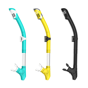 YONSUB <span class=keywords><strong>Tube</strong></span> de plongée unisexe, tuba sec en silicone flexible, plongée sous-marine, apnée, pêche sous-marine, natation, kayak, réglable - Product Image 2
