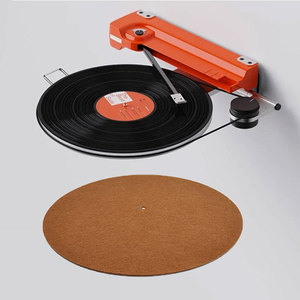 Tappetini <span class=keywords><strong>giradischi</strong></span> da 12 pollici in feltro <span class=keywords><strong>per</strong></span> dischi in vinile antiscivolo all'ingrosso - Product Image 6