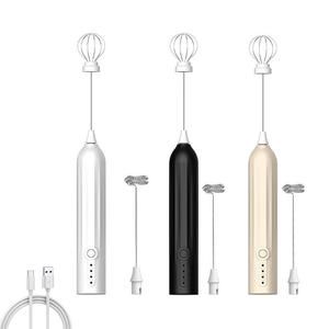 Mousseur à lait automatique USB mini en acier inoxydable, électrique, portable, fonctionnement à une touche, mélangeur à café écologique M006 - Product Image 1