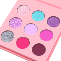 Nouvelle palette de fards à paupières minéraux, imperméable, pailletée, haute pigmentation, logo personnalisé, végan, marque privée