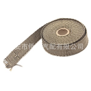 Exhaust Pipe <b>Heat</b> Insulation Cloth 5mm Diameter 15m Length Steel Material Fireproof Noise Absorbing For Motorcycle Car Engine - Product Image 5