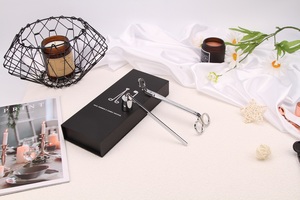 أدوات شموع OEM 2 في 1 بالجملة، مجموعة مقص فتيل ومطفأة من الستانلس ستيل للعناية بالشموع - Product Image 5