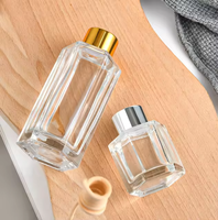 Vide personnalisé 100ml 150ml 200ml huile essentielle aromathérapie arôme diffuseur bouteille couleur verre roseau parfum diffuseur bouteille