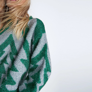 <span class=keywords><strong>Pull</strong></span> décontracté pour <span class=keywords><strong>femme</strong></span> en tricot jacquard duveteux à motif arbre <span class=keywords><strong>de</strong></span> Noël, col rond, épaules tombantes, coupe oversize, idéal pour les fêtes <span class=keywords><strong>de</strong></span> Noël - Product Image 4