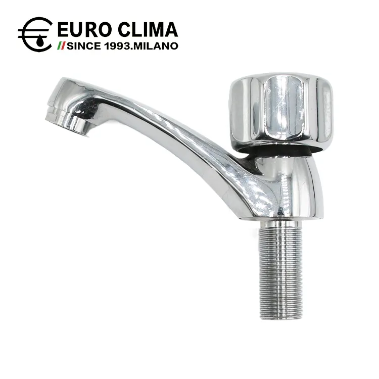 EURO CLIMA tout en cuivre bobine à ouverture lente corps en cuivre tige en cuivre robinet de lavabo corps en alliage de zinc robinet de lavabo