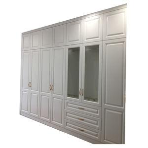 Customized White European Style <b>Wardrobe</b> QW-006 For Bedroom Whole House Customization Factory - Product Image 5