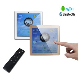 Sistema de audio para el hogar Android pantalla táctil 2*25W mini amplificador digital inalámbrico con bluetooth,WIFI, tarjeta SD con 2 altavoces de techo - Product Image 5