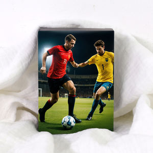 Football Star Card Or Argent Noir Coloré Footballeur Trading Game Collection Football Joueur Cartes Pour Enfants - Product Image 2