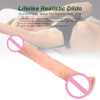 43cm Classique Pvc Gros Gode Pénis Artificiel Érotique Sex Toys Anal pour Femmes Énorme Réaliste Dong Sex Tools extra Long Gode