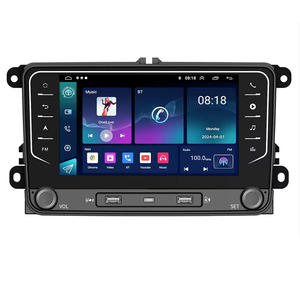 Autoradio VW avec écran tactile de <span class=keywords><strong>7</strong></span> pouces, CarPlay sans fil, Android Auto, <span class=keywords><strong>navigation</strong></span> GPS, lecteur de <span class=keywords><strong>carte</strong></span> <span class=keywords><strong>SD</strong></span> et garantie d'un an - Product Image 1