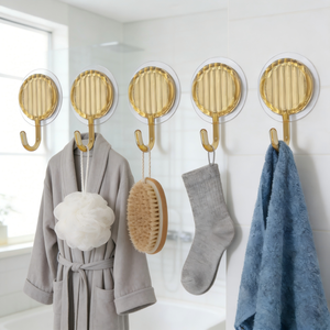 Ganchos de Plástico Colgantes para Baño Bailiwang, de Alta Calidad, Color Negro Cristal, para Azulejos de Cerámica, en Blister, Bonitos Ganchos de Pared - Product Image 5