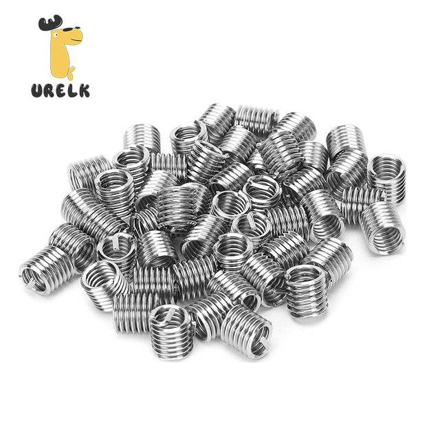 M2,M2.5,M3,M4,M5,M6,M8,M10,M12,M14,M16,304 Stainless Steel Insert Screw Fasteners Plastic Insert Wire Thread Insert