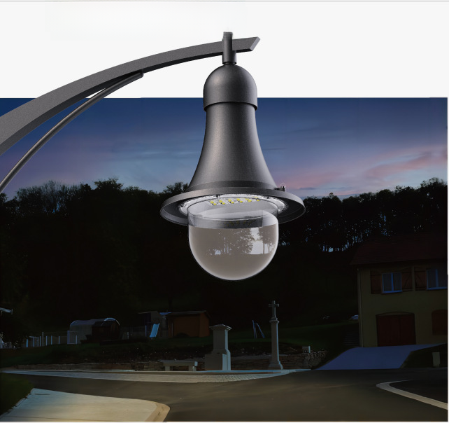 Durable Diecasting Aluminum Garden Lighting Pole Mounted Fixture LED Garden Light 30W 40W 60W 90W
