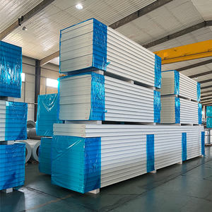 Panneaux ignifuges de chambre froide de <span class=keywords><strong>polyuréthane</strong></span> de style industriel pour l'<span class=keywords><strong>isolation</strong></span> interne et externe de <span class=keywords><strong>mur</strong></span> - Product Image 2