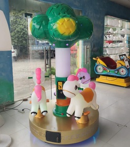Mini Trong Nhà Trẻ Em Chơi Trong Nhà Sân Chơi Thiết Bị Mua Sắm Đi Xe Công Viên <span class=keywords><strong>Carousel</strong></span> Xoay Ngựa Trò Chơi Máy - Product Image 3