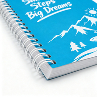 Agenda quotidien et hebdomadaire personnalisé A5, carnet à spirales, papier respectueux de l'environnement