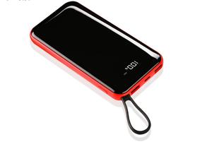 20000毫安大容量便携式无线移动电源内置电缆发光二极管显示器微型<span class=keywords><strong>USB</strong></span>输入类型-C输出锂聚合物 - Product Image 6