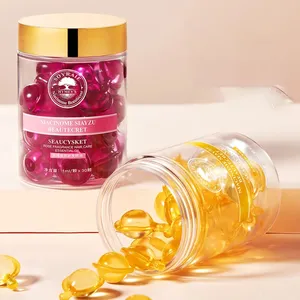 Groothandel Private Label Rose Parfum Haarverzorging Etherische Olie Voedende Reparatie Gladde Organische Haar Serum Haarverzorgingsproducten
