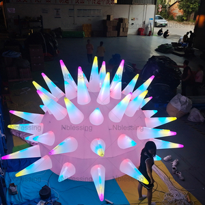 ลูกโป่งตกแต่งรูปดาวเป่าลมพร้อมไฟ LED สำหรับงานปาร์ตี้ บาร์ ไนท์คลับ ลูกโป่งโฆษณา ลูกโป่งเป่าลมตกแต่ง - Product Image 4
